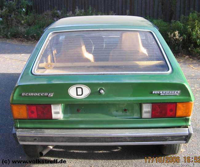 VW Scirocco I S Bj.75 Palmagr&uuml;n Metallic 05