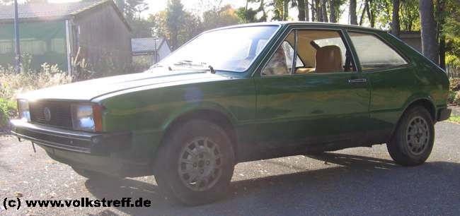 VW Scirocco I S Bj.75 Palmagr&uuml;n Metallic 17