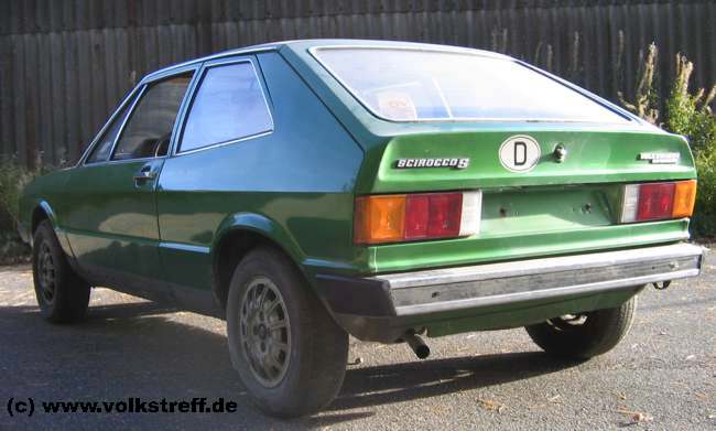 VW Scirocco I S Bj.75 Palmagr&uuml;n Metallic 18